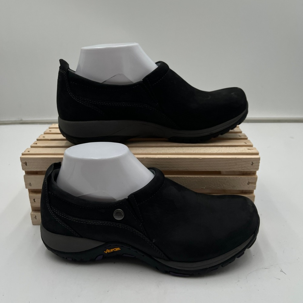 Dansko Clogs Patti 38 Waterproof Vibram Slip Resistant Black Women